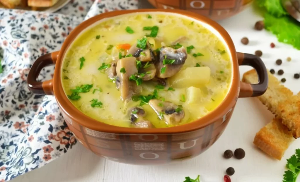 Суп по-Французски из шампиньонов